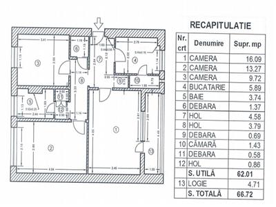 Vanzare Apartament 3 Camere Decomandat Berceni-Stupilor