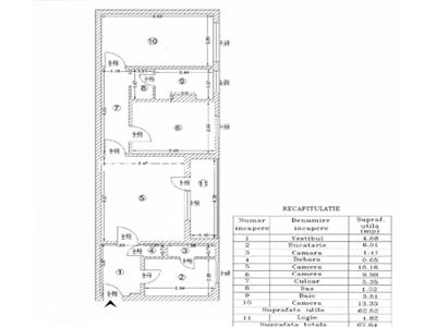 Vanzare Apartament 3 Camere Semidecomandat Luica-Somesul Mare