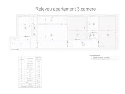 Vanzare Apartament 3 Camere Semidecomandat Aparatorii Patriei-Al.Ornamentului