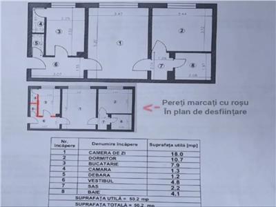 Vanzare Apartament 2 Camere Semidecomandat Giurgiului-Gradistea